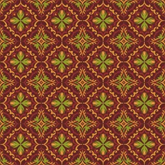 Flower pattern vintage style
