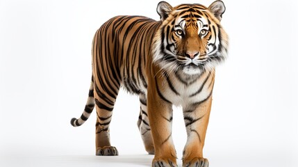 Obraz premium Isolated Tiger on Clear Transparent Background 
