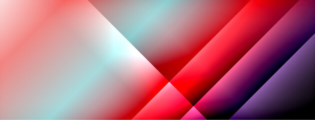 Fototapeta premium Colorful gradient with lines made of shadow and light. Creative background