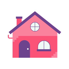Cute House Illustration