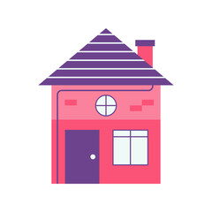 Cute House Illustration