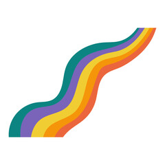 Retro Rainbow Psychedelic