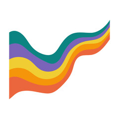 Retro Rainbow Psychedelic