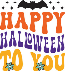 happy Halloween to you Retro
