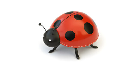 Obraz premium Ladybug 3d illustration.