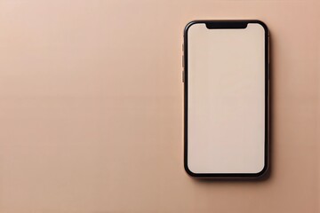 The food delivery app interface on a smartphone provides a seamless meal ordering experience for restaurants or cafes, with ample copy space for text or branding.