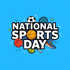 National Sports Day Celebrates Fitness Activities And Games