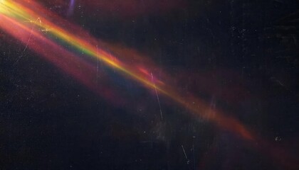 Cosmic Radiance. Abstract Rays of Light Breaking Through the Darkness with a Vintage Texture Effect, Capturing a Sense of Mystery, Hope, and Infinite Possibilities in a Starry Void