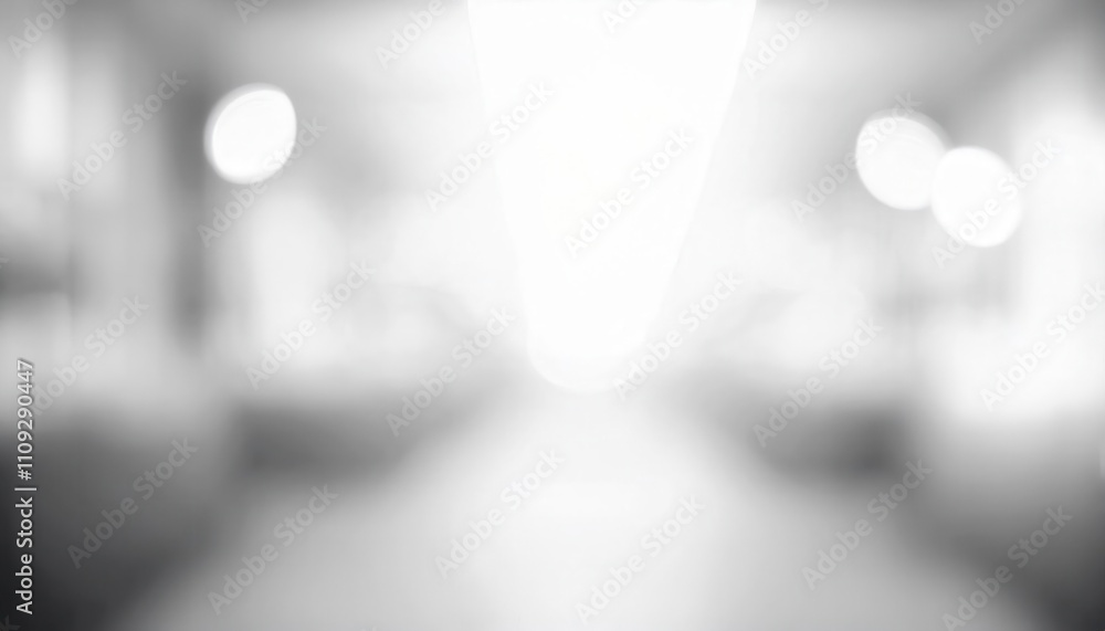 Poster blurred abstract light effect. minimalist bright white background with dreamy bokeh, perfect for mod