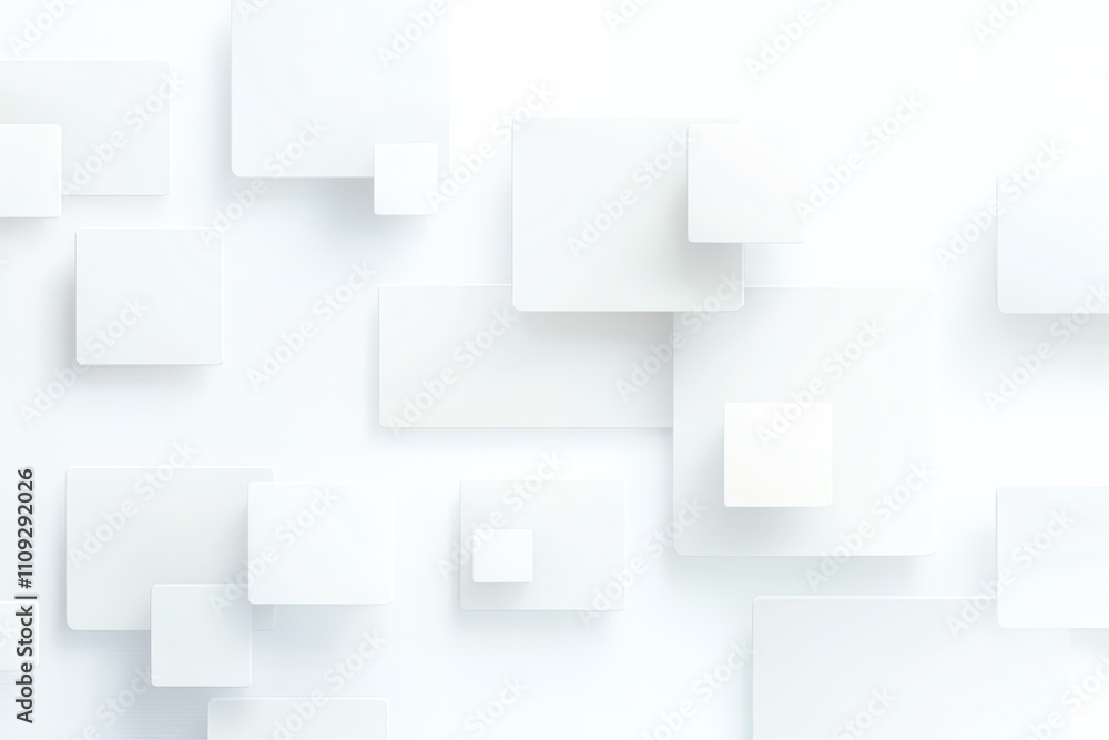 Poster a clean and modern abstract background composed of varying transparent squares. ideal for design pro