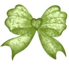 green leaf isolated on white