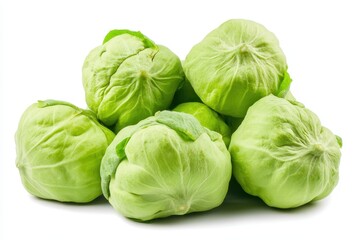Fototapeta premium Chayote or chow chow and various other names on a white background