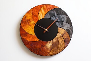 Clock against a white backdrop