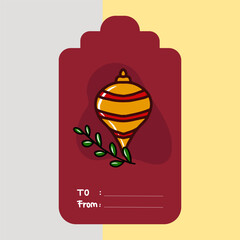 cartoon card templates. popular christmas  envelope design layout isolated on white background