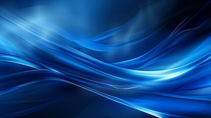 Naklejka premium Sleek dark blue background for powerpoint with futuristic tech elements and positive vibes