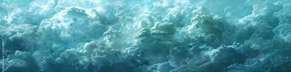 Poster altocumulus clouds: fluffy clouds arranged in rows or clusters - picture a scene where altocumulus c