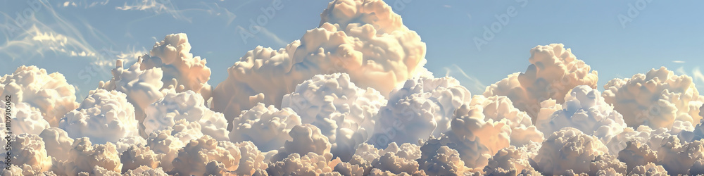 Poster cumulonimbus clouds: towering thunderstorm clouds - visualize a scene where cumulonimbus clouds rise