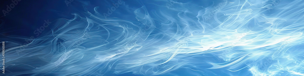 Aufkleber cirrus clouds: wispy clouds high in the sky - picture a scene where cirrus clouds streak across the 