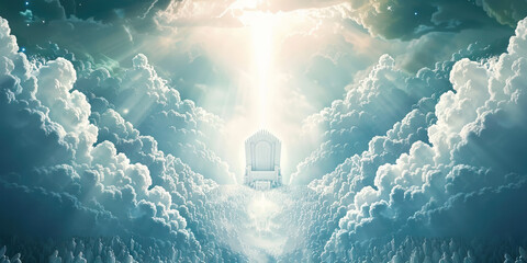 Great White Throne Judgment: The Final Judgment of All Souls - Picture a scene where the great white throne is set up, and all the dead are judged according to their deeds, leading to either eternal l