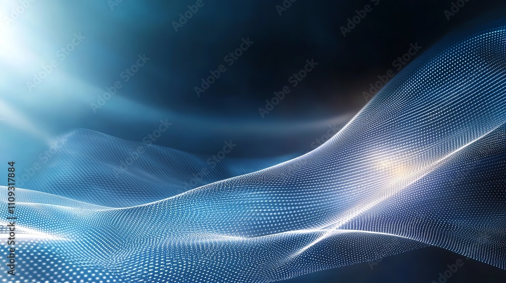 Poster a mesmerizing abstract background showcasing flowing waves of light and texture. perfect for use in 