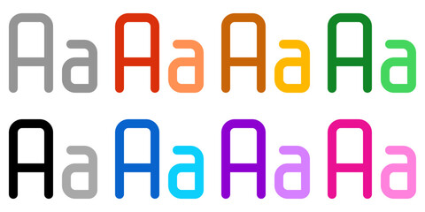 Editable font capitalization vector icon. Part of a big icon set family. Perfect for web and app interfaces, presentations, infographics, etc