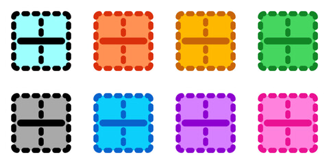 Editable middle center border vector icon. Part of a big icon set family. Perfect for web and app interfaces, presentations, infographics, etc