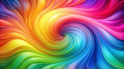 Obraz premium Vivid swirls of color blending seamlessly in a soft gradient, vibrant, colorful, abstract, backdrop, art, design, pattern
