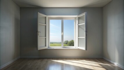 Window tilted open in a room, window, tilt, open, room, interior, architecture, design, ventilation, sunlight, daylight, indoor