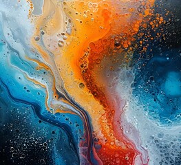 abstract background with bubbles