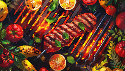 Grill Master's Guide: Essential Tools and Ingredients for the Perfect BBQ - Equip yourself with the tools and ingredients needed to become a grill master and impress your guests