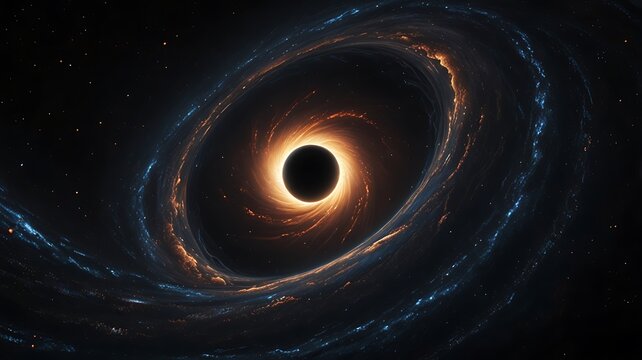 Cinematic black hole capturing galaxies solar planet milki way 