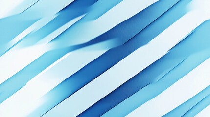 Obraz premium Seamless pattern of horizontal diagonal neon blue stripes on a crisp white background contemporary design element