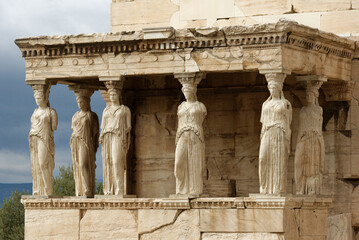 Fototapeta premium Griechenland - Athen - Akropolis - Erechtheion