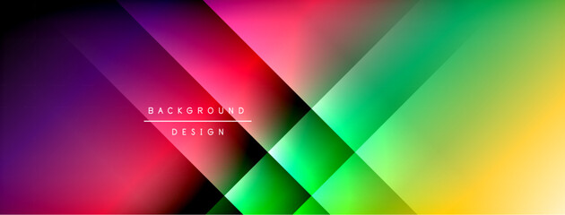 Fototapeta premium Light shadow lines dynamic gradient background