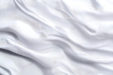 Obraz premium White silk fabric, elegant soft and smooth waves, abstract luxurious satin texture background