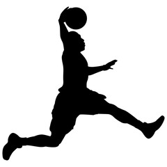 Basketball Player Silhouette