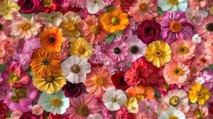 Seamless summer pattern featuring handmade watercolor flowers perfect for fabric design and stationery