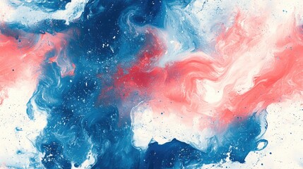 Obraz premium Seamless abstract acrylic pattern with marble effect and paint stroke texture ideal for wallpaper and creative design