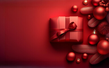 3d background template for chrismast and new year