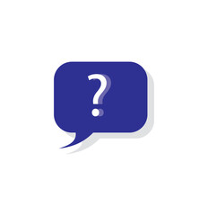 Print Question and answer icon set. Q&A speech bubble sign on transparent background. Q&A symbol. Ask question sign.