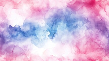 Fototapeta premium Seamless light romantic watercolor pattern with soft pastel hues ideal for textile design and beautiful decor