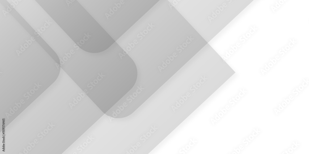 Poster abstract white and grey geometric overlapping square pattern background with shadow. paper texture d