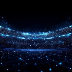 Fototapeta premium Innovative low poly vector for cybersport themes