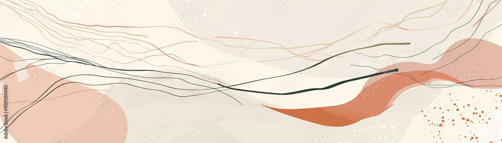 Poster minimal abstract backgrounds are the whispers of creativity in a noisy world: visualize a soft, mute