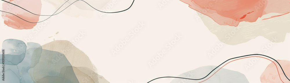 Poster minimal abstract backgrounds are the whispers of creativity in a noisy world: visualize a soft, mute