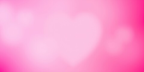 Abstract Pink Gradient Background with Soft, Hazy Light