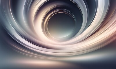 Circular Motion Blur in shades of white and light gray