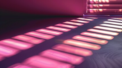 Fototapeta premium Pink and Light and Shadow Effect Background