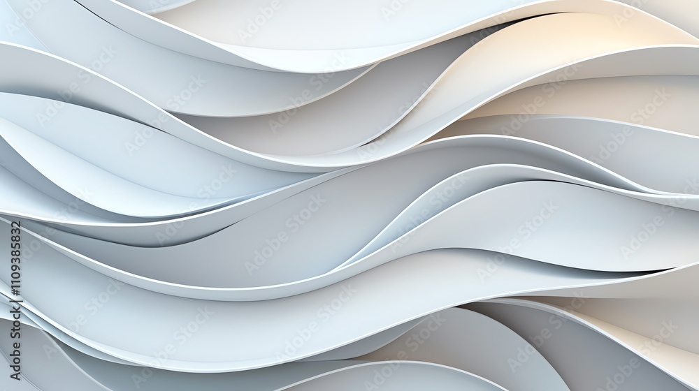 Poster abstract background featuring flowing waves. this modern design showcases smooth textures and soft c