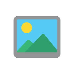 gallery icon, image sign, picture symbol isolated on transparent background, gallery PNG